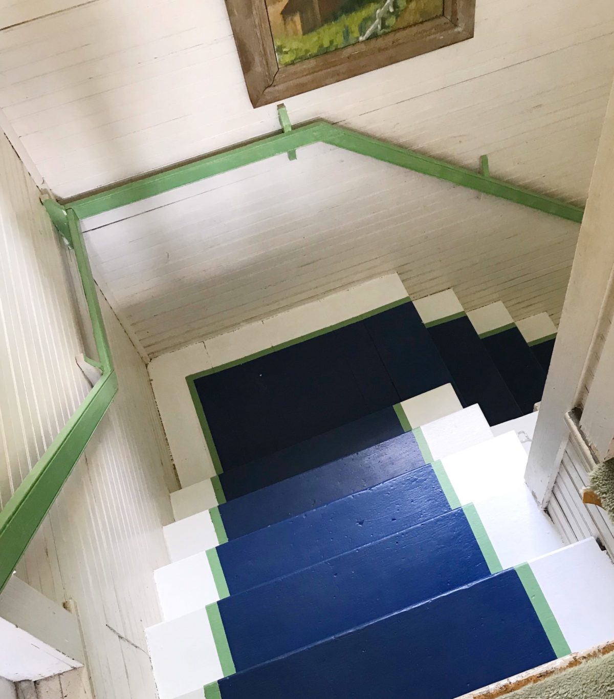 Painted Stairs After
