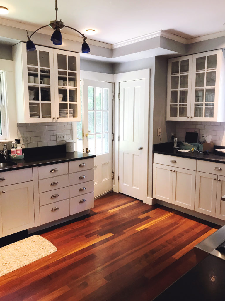 Are you looking to transform your kitchen but are working with a tight budget. Discover my kitchen before and after by painting the cabinets white.
