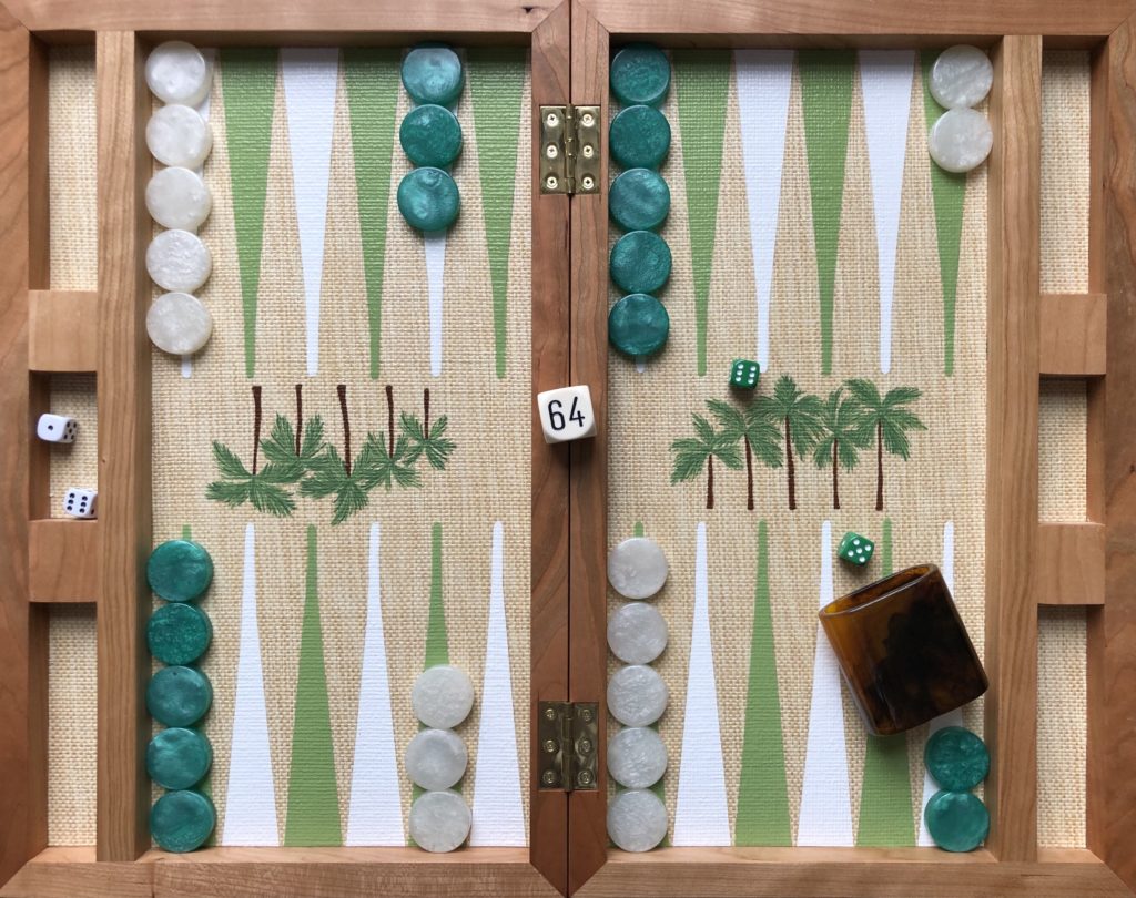 Custom Backgammon Set by Nine Fair