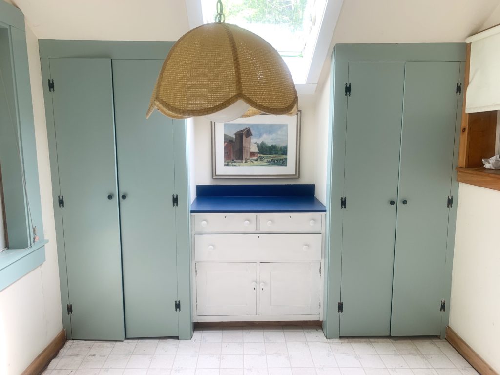 Dining Room Cabinets in Clare Paint in Headspace